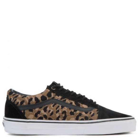 Vans old skool mens cheetah print italian weave - Picture 2 of 5